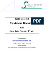 English IGCSE Extended Revision Guide Year 12