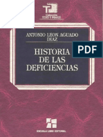 Aguado Díaz, Antonio León - Historia de Las Deficiencias PDF