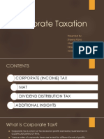 Corporate Taxation