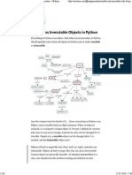 Mutable Vs Immutable Objects in Python