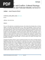 Anne-Françoise - 2013 - Identity and Conflict - Cultural Heritage, Reconstruction and National Identity in Kosovo