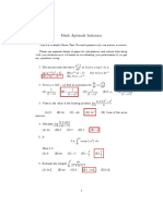 CQF Pre Test2014 Ran Zhao