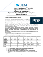 Decision D Investissement Et de Financement Examen 2008 2009