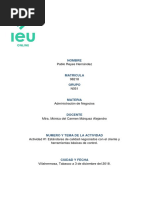 Actividad de Aprendizaje 1. Estándares de Calidad Negociados Con El Cliente y Herramientas Básicas de Control