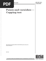 (BS en ISO 1520-2006) - Paints and Varnishes. Cupping Test.