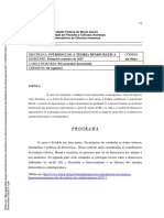 DCP021 - Introdução À Teoria Democrática 2017-1