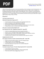 Jeremy Lee Resume