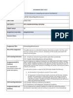 Assignment Brief-2018 Network