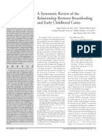 A Systematic Review of The Relationship Between Breastfeeding and Early Childhood Caries