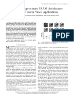 A 64 KB Approximate SRAM Architecture For Low Power Video Applications