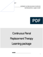 Continuous Renal Replacement Therapy: Learning Package