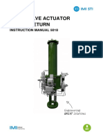 SC/V - Valve Actuator Spring Return: Instruction Manual 5018