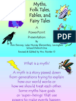 Folklore PPT Fables Myths Folktales Fairytales