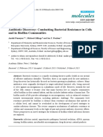 Molecules: Antibiotic Discovery: Combatting Bacterial Resistance in Cells and in Biofilm Communities