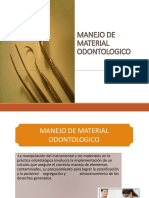 Manejo de Material Odontologico 1