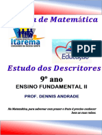 Apostila de Matemática - 9º Ano - Spaece - Por Descritores