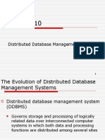 Distributed Database Management Systems