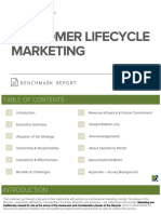 Customer Lifecycle Marketing Benchmark Report