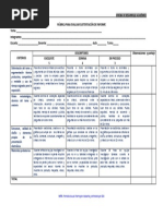 Rúbrica para Sustentación de Informe Ergonomía 2018 2