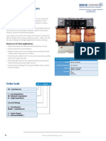 Control Techniques's Line and Load Reactors Brochure