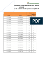 Assistant Director (Environment) BPS-17