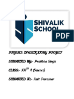 PHYSICS Investigatory Project Transformer