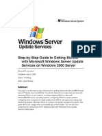 Step-by-Step Guide To Getting Started With Microsoft Windows Server Update Services On Windows 2000 Server