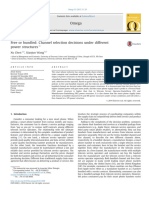 01 Chen, X., & Wang, X. (2015) - Free or Bundled. Channel Selection Decisions Under Different Power Structures. Omega, 53, 11-20 - Salin (RAYNO)