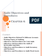 Audit Objectives and Procedures: Hapter