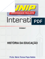 História Da Educação I