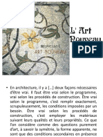 s2 Cours 2 Art Nouveau