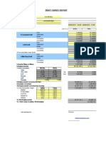 Draft Survey Calculation