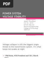 Power System Voltage Stability