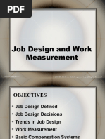 Job Designing and Work Measrement