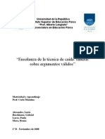 Enseñanza Sobre Las Técnicas de Caída Argumentos Válidos