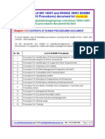 EHSMS Procedure