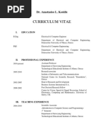 Curriculum Vitae: Dr. Anastasios L. Kesidis