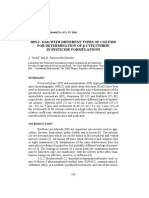 Beta Cyfluthrin HPLC Methods