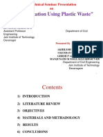 "Soil Stabilization Using Plastic Waste": A Technical Seminar Presentation On