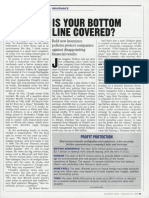 Is Your Bonom Line Covered?: Bold New Insurance Policies Protect Companies Against Disappointing Financial Results