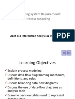 Structuring System Requirements: Process Modeling: ACM 213 Information Analysis & System Design