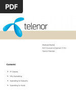 IP Subnetting: Shahzad Rashid NOC Executive Engineer (TXN) Telenor Pakistan