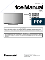 Panasonic TX32A400 Service Manual