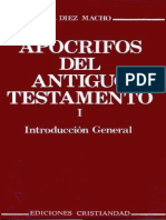 Diez Macho, Alejandro - Apócrifos Del Antiguo Testamento I PDF