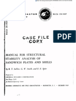 Nasa - cr-1457 Manual For Structural Stability Analysis of Sandwitch Plates and Shells