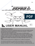 Manual Syma x25 Pro PDF