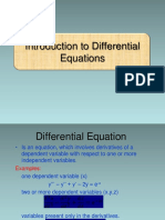 Introduction To Differential Equations