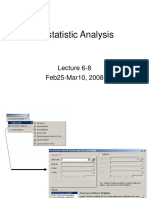 Geostatistic Analysis: Lecture 6-8 Feb25-Mar10, 2008