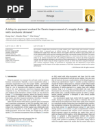 A Delay in Payment Contract For Pareto Improvement of A Supply Chain With Stochastic Demand 2014 Omega