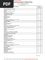 List of Valuators August 30, 2018 Pakistan Banks Association PBA by Asif Sahu 03324346150